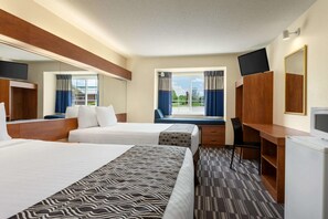 In-room safe, desk, laptop workspace, blackout curtains