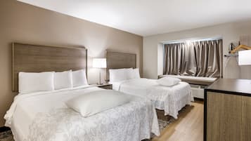 Premium Room, 2 Queen Beds (Upgraded Bedding & Snack, Smoke Free) | 1 bedroom, hypo-allergenic bedding, in-room safe, desk