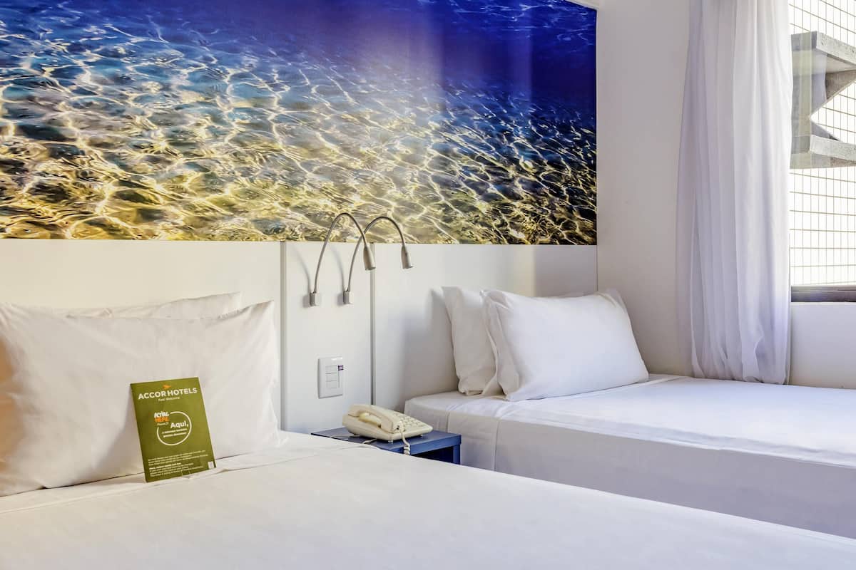 Standard Room, Multiple Beds (Twin) | Minibar, in-room safe, individually furnished, desk