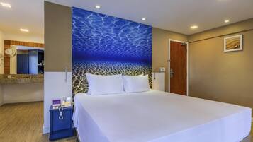 Minibar, desk, blackout curtains, iron/ironing board (on request)