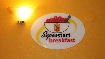 Free daily on-the-go breakfast