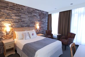 Premium bedding, pillowtop beds, in-room safe, blackout drapes