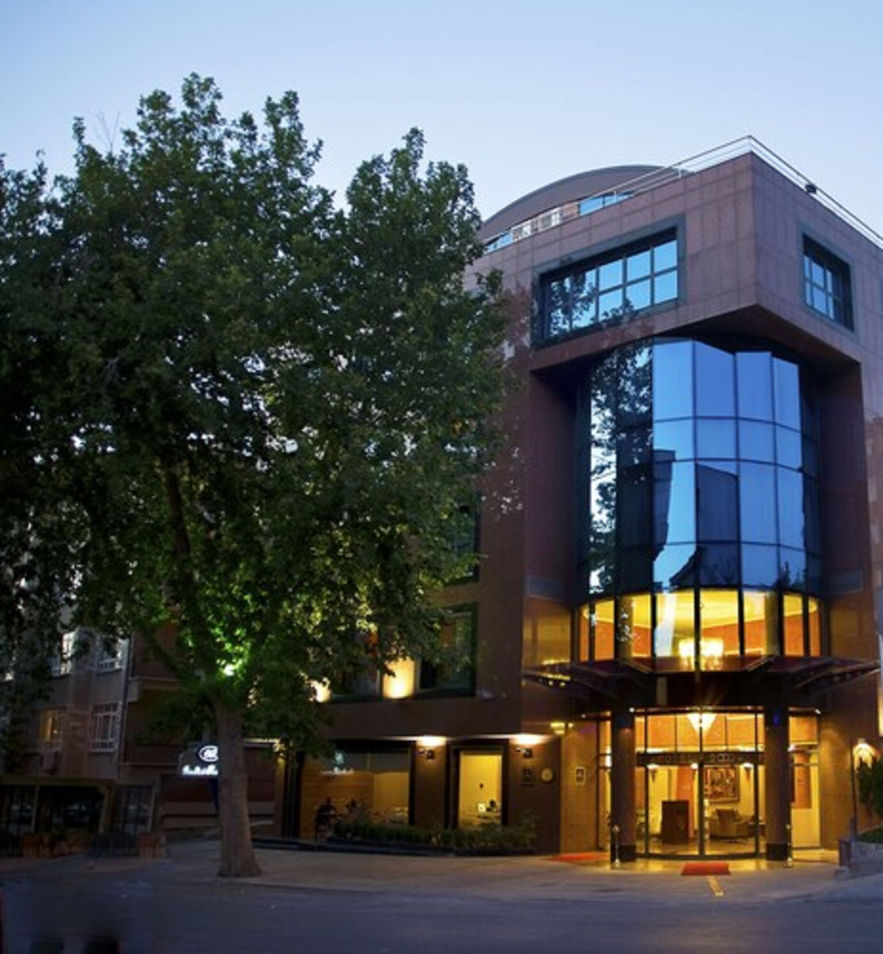 Front of property - evening/night