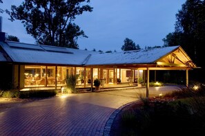 Front of property – evening/night