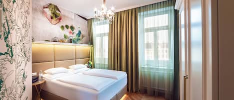 Classic Double Room | Blackout drapes, soundproofing, WiFi (free), individually decorated