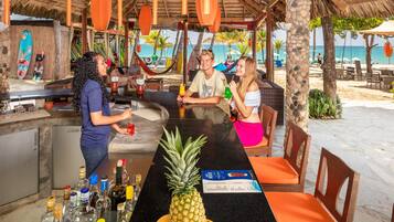 Poolside bar