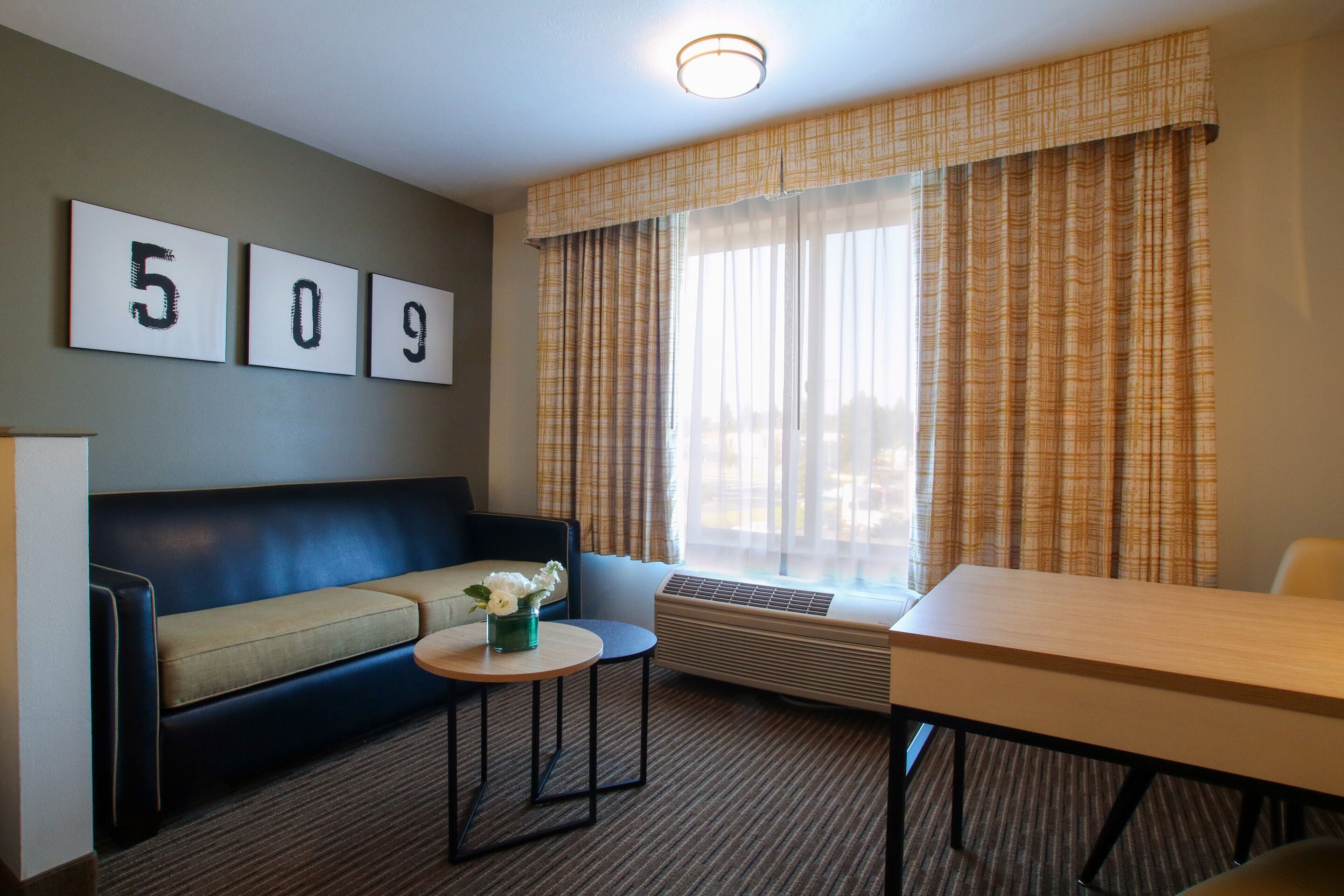 2 queen suite | premium bedding, in-room safe, desk, blackout curtains