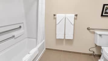 Room, 1 Queen Bed, Accessible, Non Smoking | Desk, iron/ironing board, cribs (free), WiFi (free)