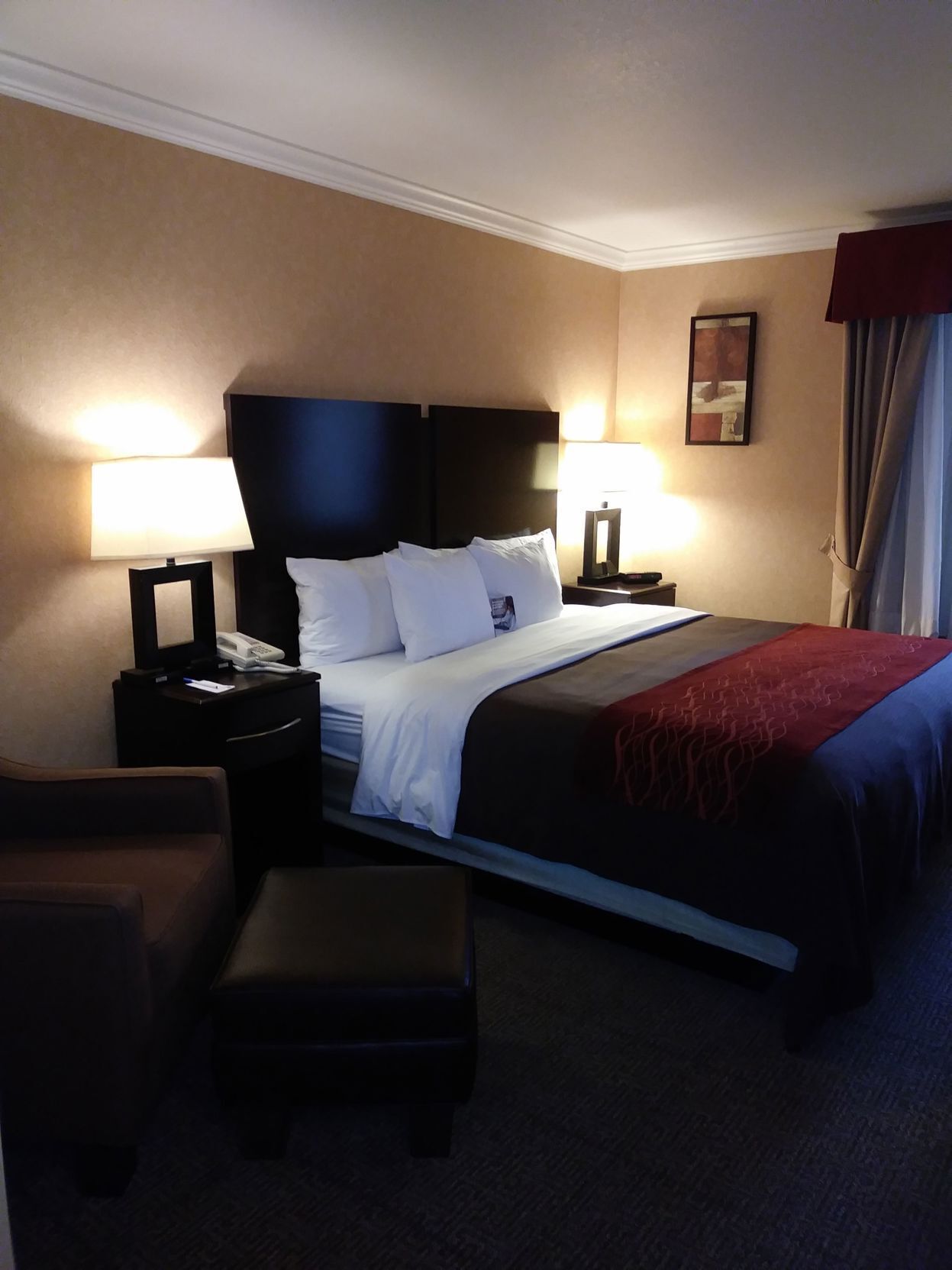 Desk, iron/ironing board, free cots/infant beds, free WiFi