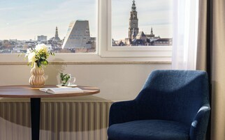 In-room safe, desk, blackout drapes, iron/ironing board