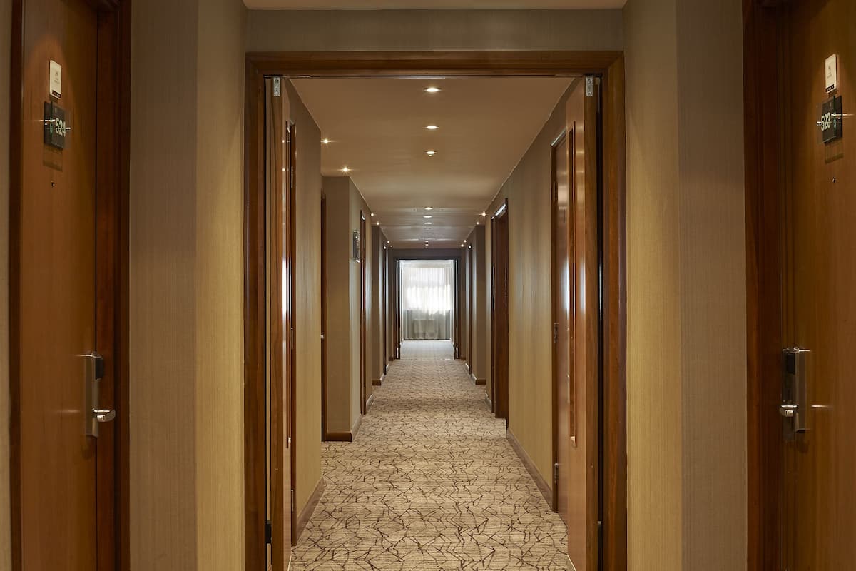 In-room safe, desk, blackout curtains, soundproofing