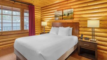 2 Bedroom Cabin With 2 Queen Beds | 1 bedroom, iron/ironing board, bed sheets
