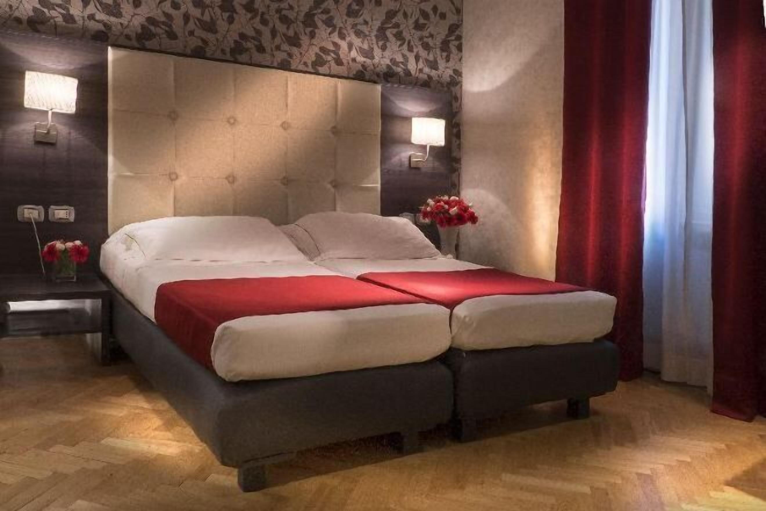 Ropa de cama de alta calidad, edredón y minibar 