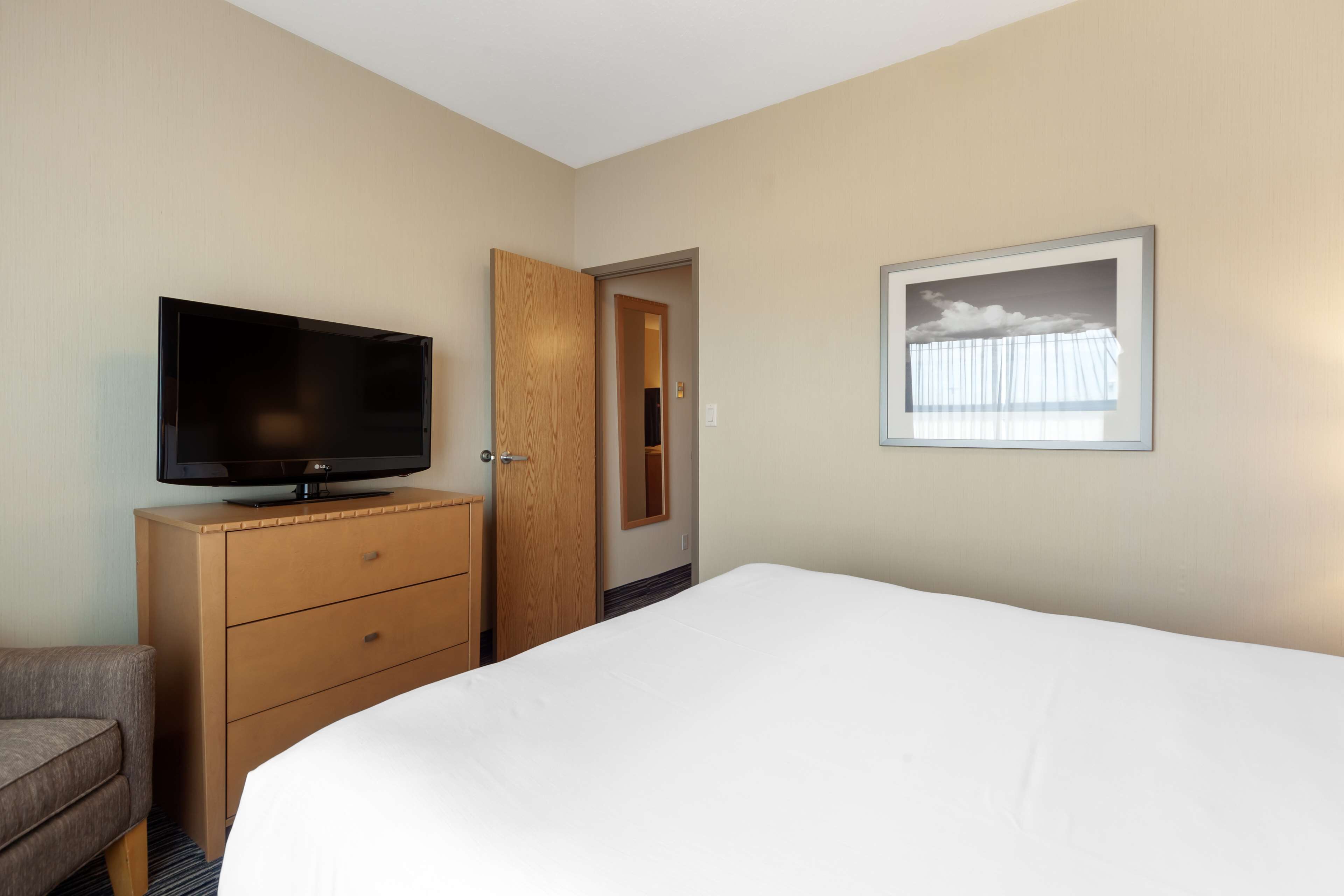 suite, 1 king bed, non smoking, fireplace | 1 bedroom, pillow-top beds, in-room safe, desk