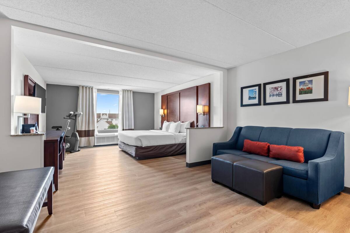 Zimmer, 1 King-Bett und Schlafsofa, Nichtraucher
