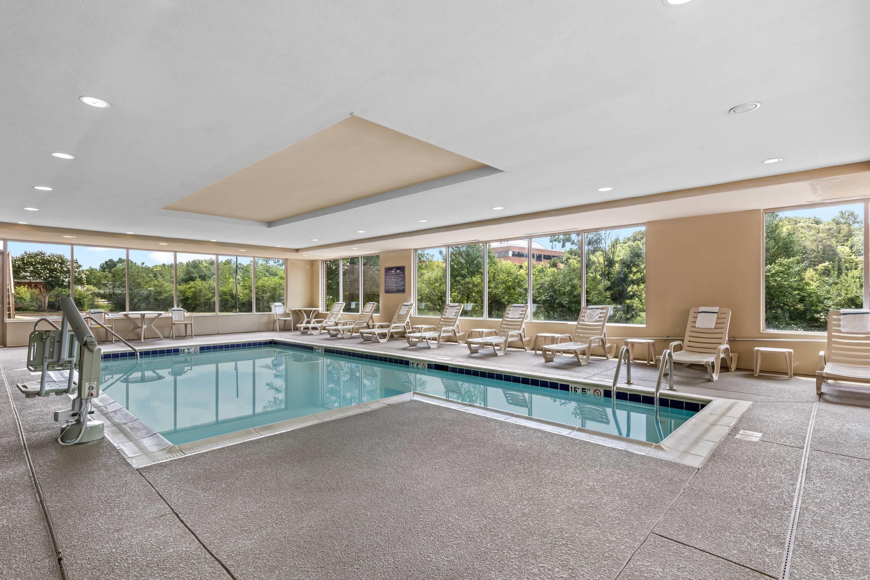 Una piscina techada