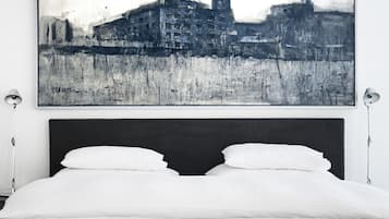 Penthouse, 1 King-Bett | Allergikerbettwaren, Daunenbettdecken, Minibar, Zimmersafe