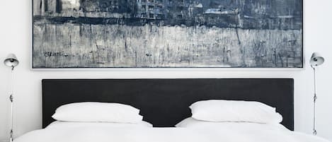 Penthouse - 1 kingsize-sÀng | 1 sovrum, allergitestade sÀngklÀder, duntÀcken och minibar