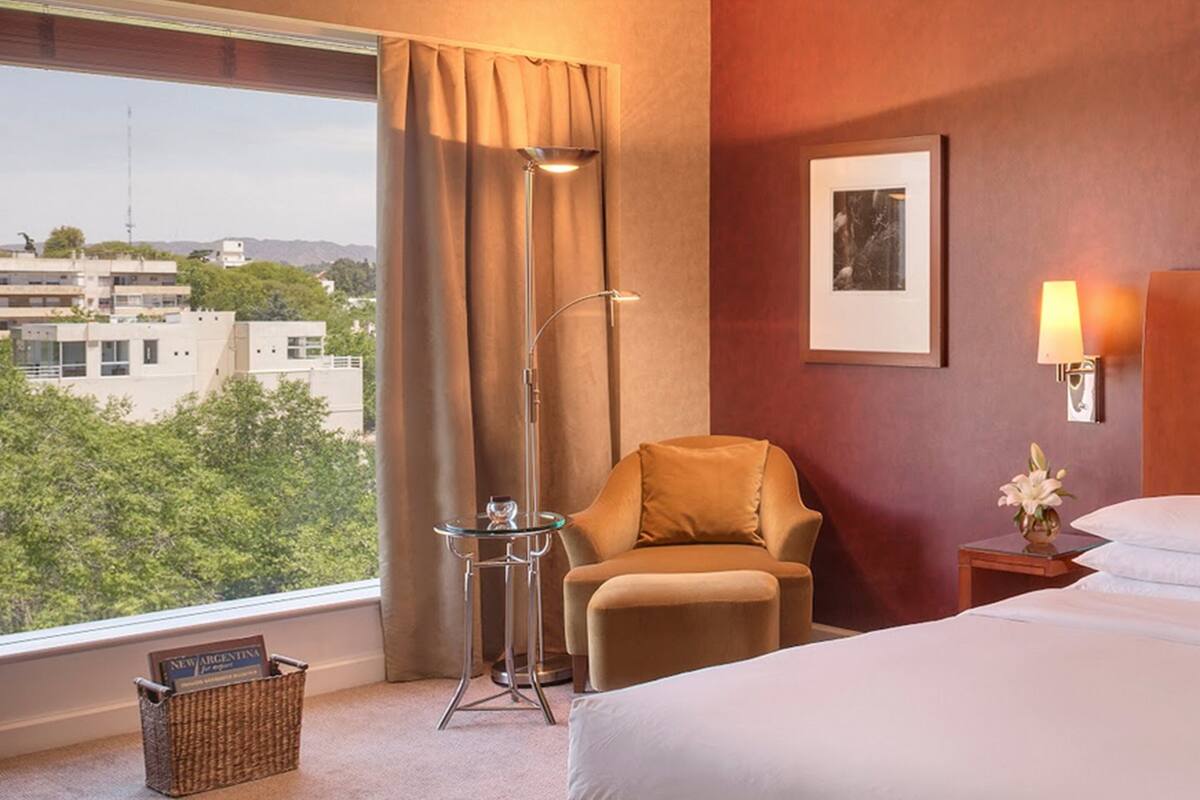 park, room, 1 king bed | view from room