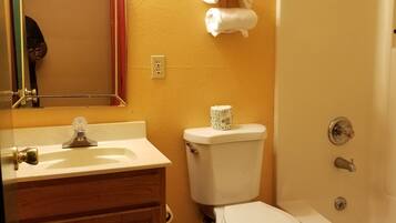 Hair dryer, towels