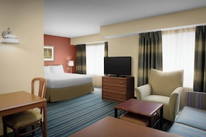 Individually furnished, laptop workspace, blackout curtains