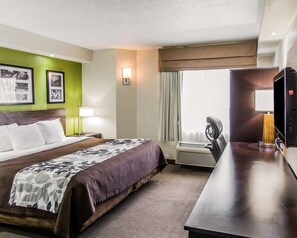 Habitación estándar, 1 cama King size, para no fumadores | Ropa de cama de alta calidad y caja de seguridad en la habitación 