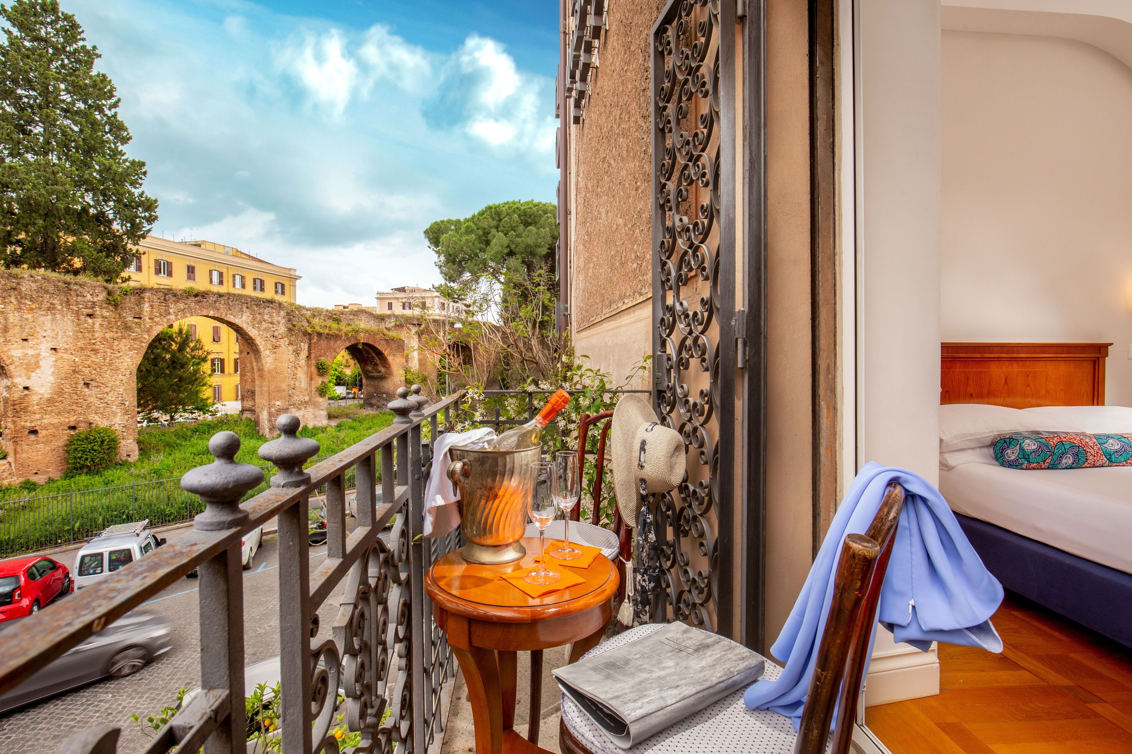 Uitzicht vanuit accommodatie