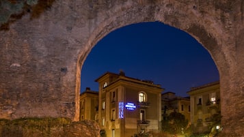 Vue depuis lâhĂ©bergement