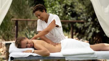 Lichaamsbehandelingen, body scrubs, manicures en pedicures