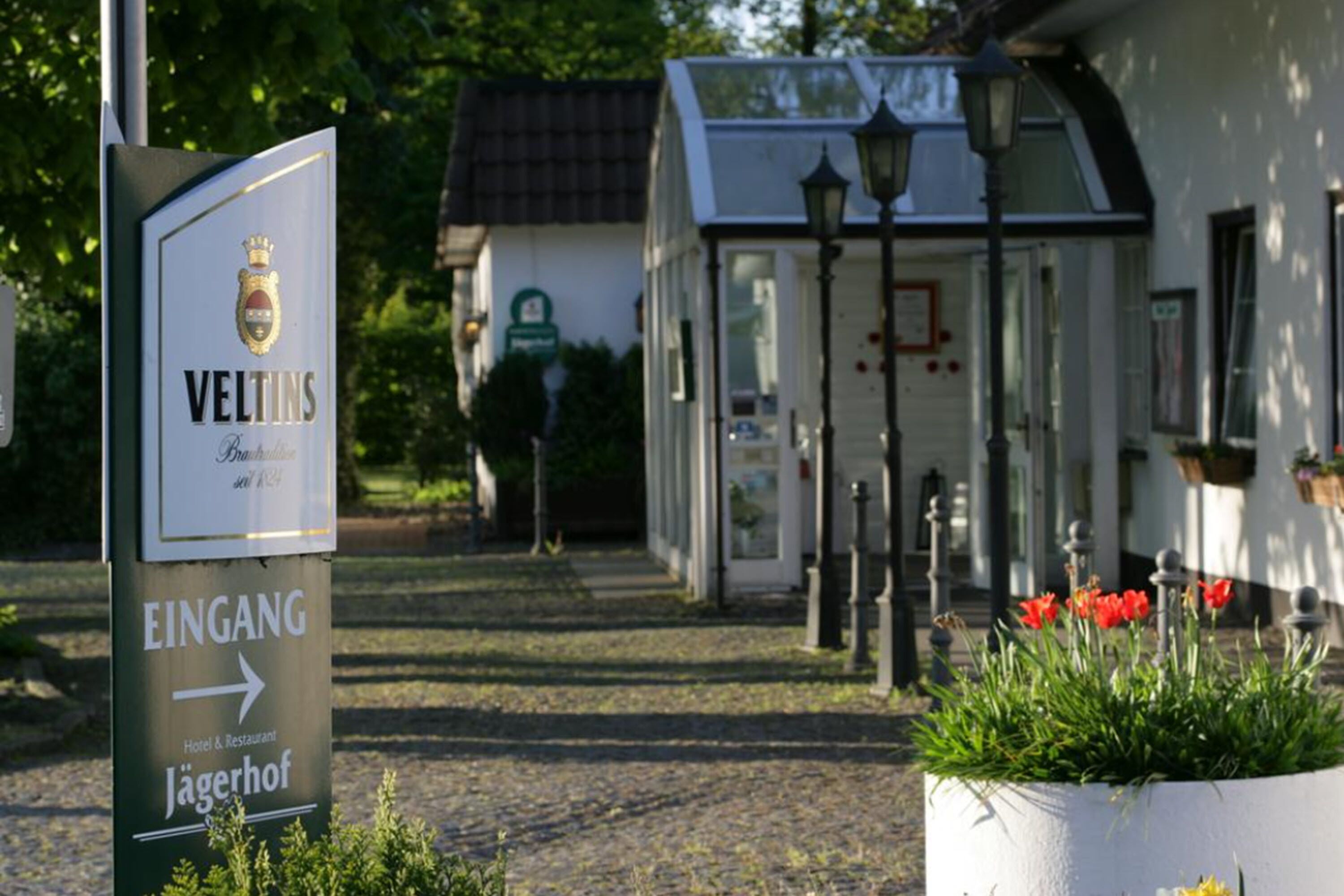 Entrada de la propiedad