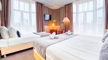三人房 (Triple Room) | 客房內保險箱、免費無線上網、床單