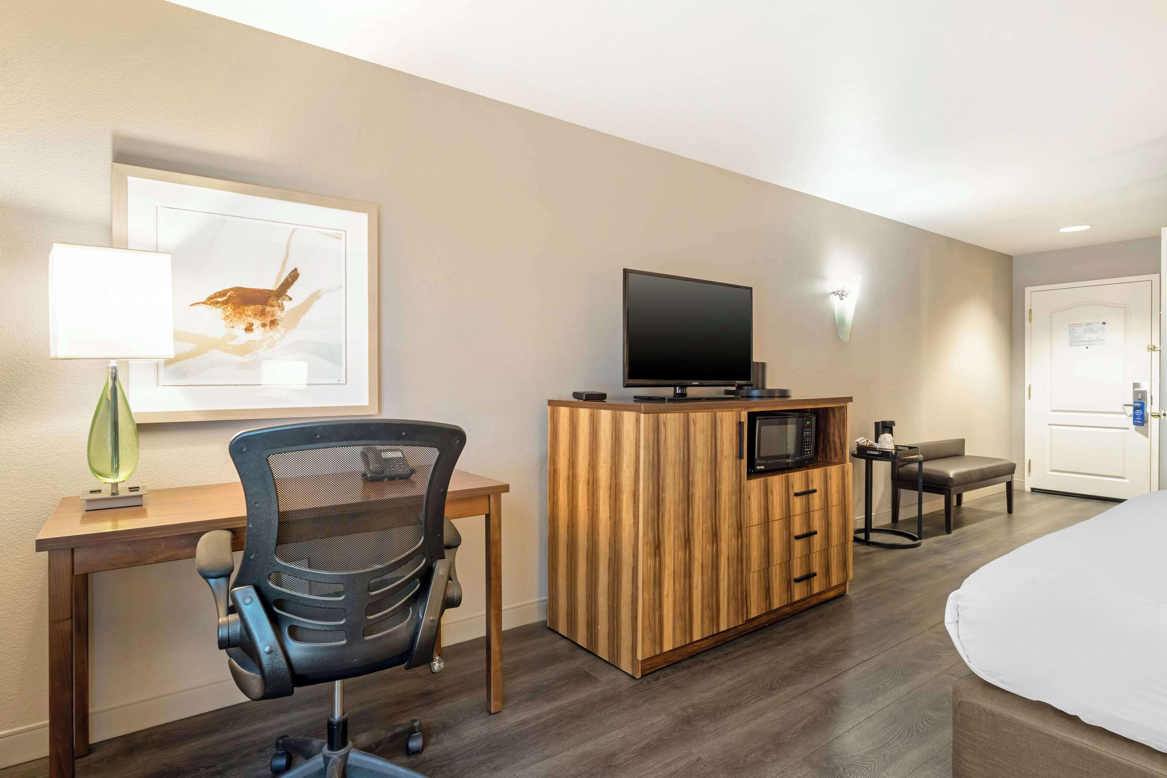 standard room, 1 king bed, accessible, non smoking | desk, laptop workspace, iron/ironing board, free cots/infant beds