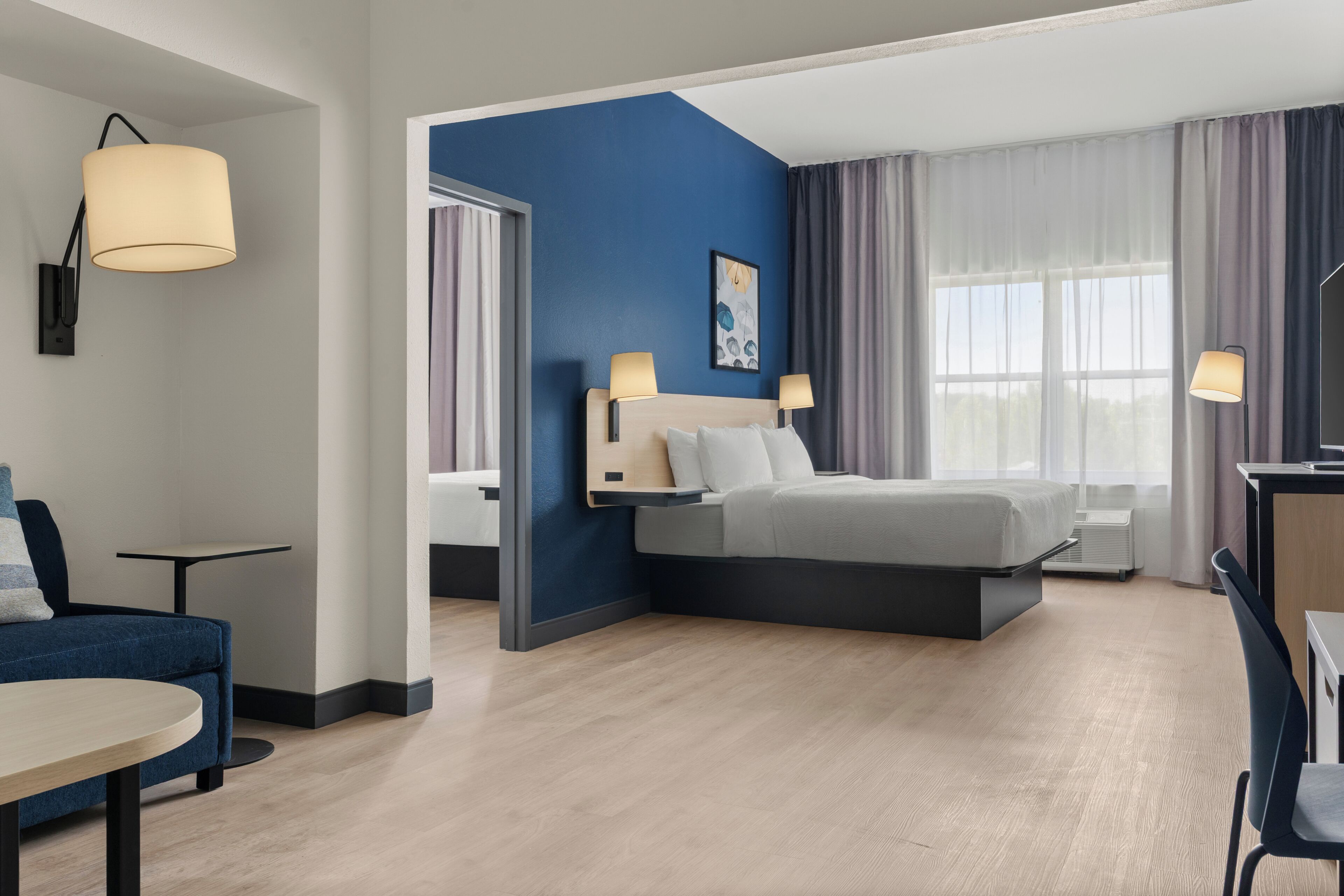 Suite, 1 chambre | Literie de qualité, bureau, espace de travail pour ordinateurs portables