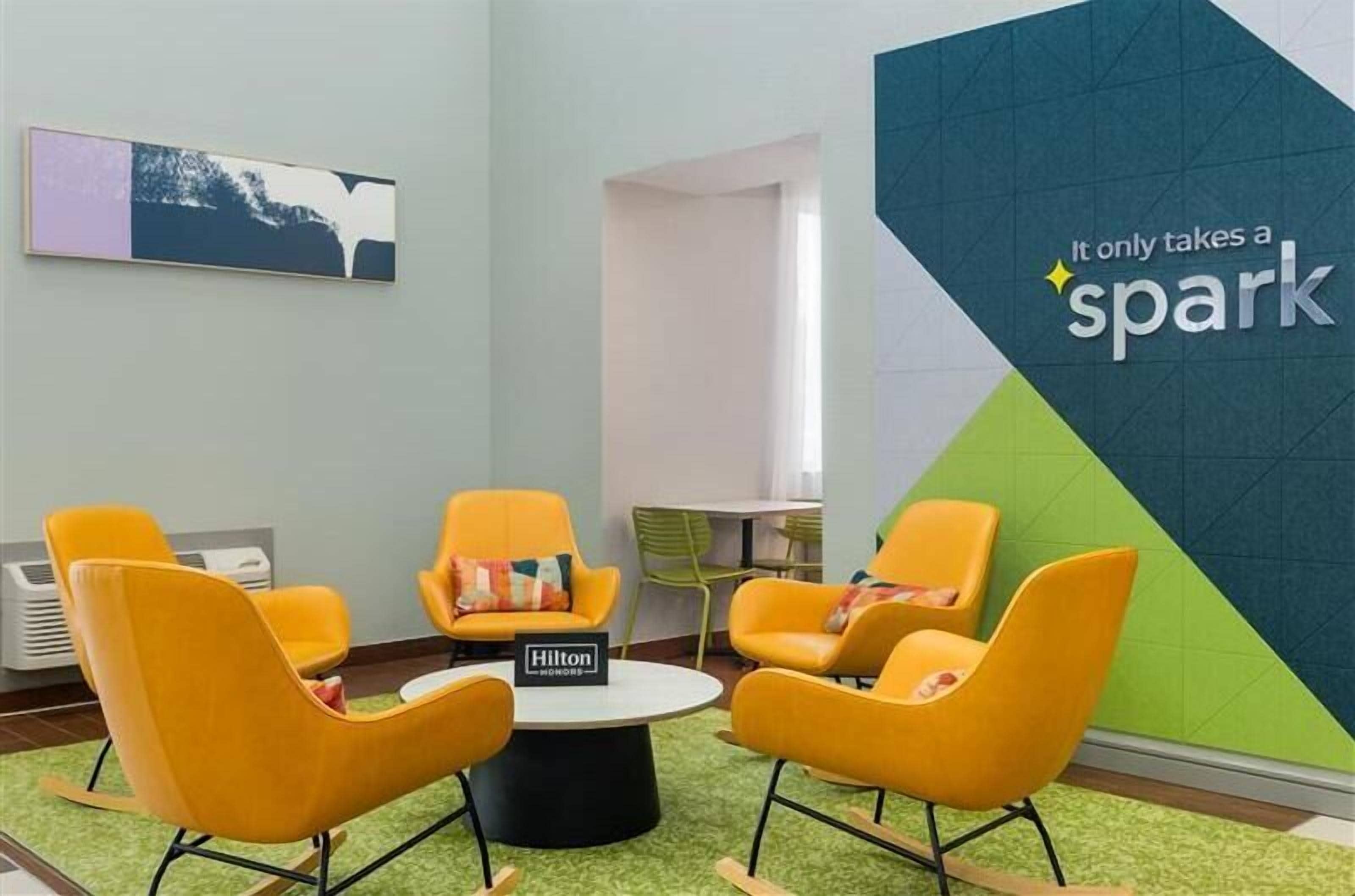 Sitteområde i lobbyen