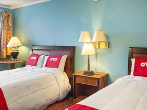 Room, 2 Double Beds | In-room safe, iron/ironing board, free WiFi, bed sheets - OYO Hotel Edison NJ Route 1 (Edison)