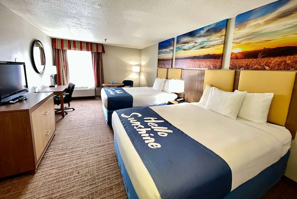 Iron/ironing board, free WiFi, bed sheets, alarm clocks