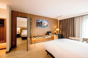 Pillow-top beds, in-room safe, desk, laptop workspace