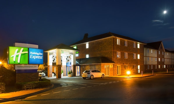 Front of property – evening/night