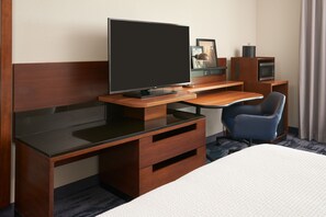 Premium bedding, pillowtop beds, in-room safe, desk