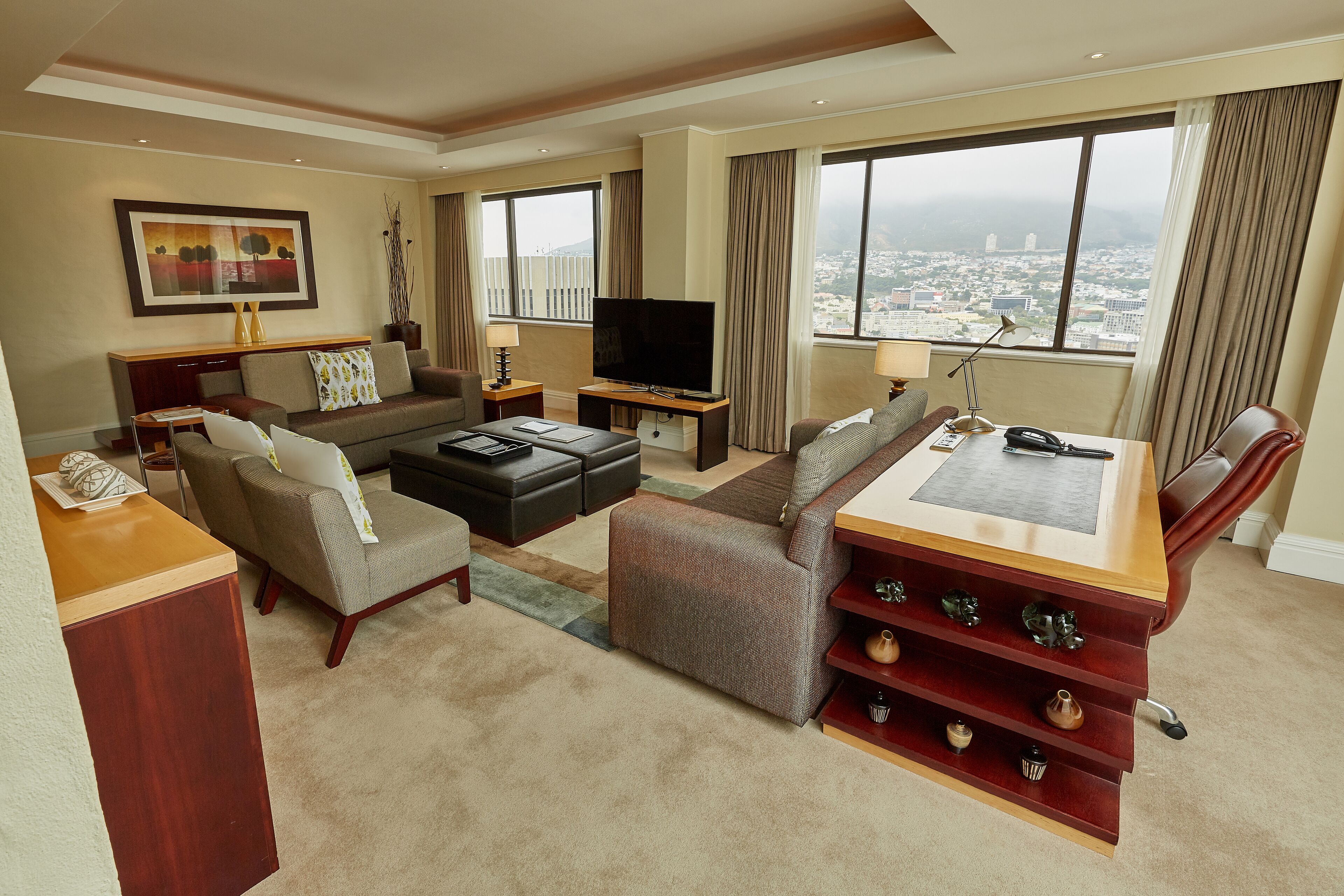 penthouse | living room | tv