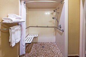 Free toiletries, hair dryer, towels, soap