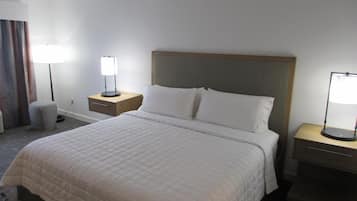 Suite, 1 King Bed, Accessible, Refrigerator & Microwave (Separate Living Room;with Sofabed) | Down duvets, in-room safe, desk, laptop workspace