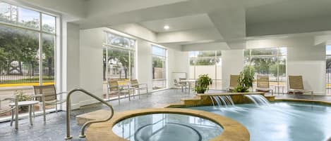 Indoor pool, outdoor pool