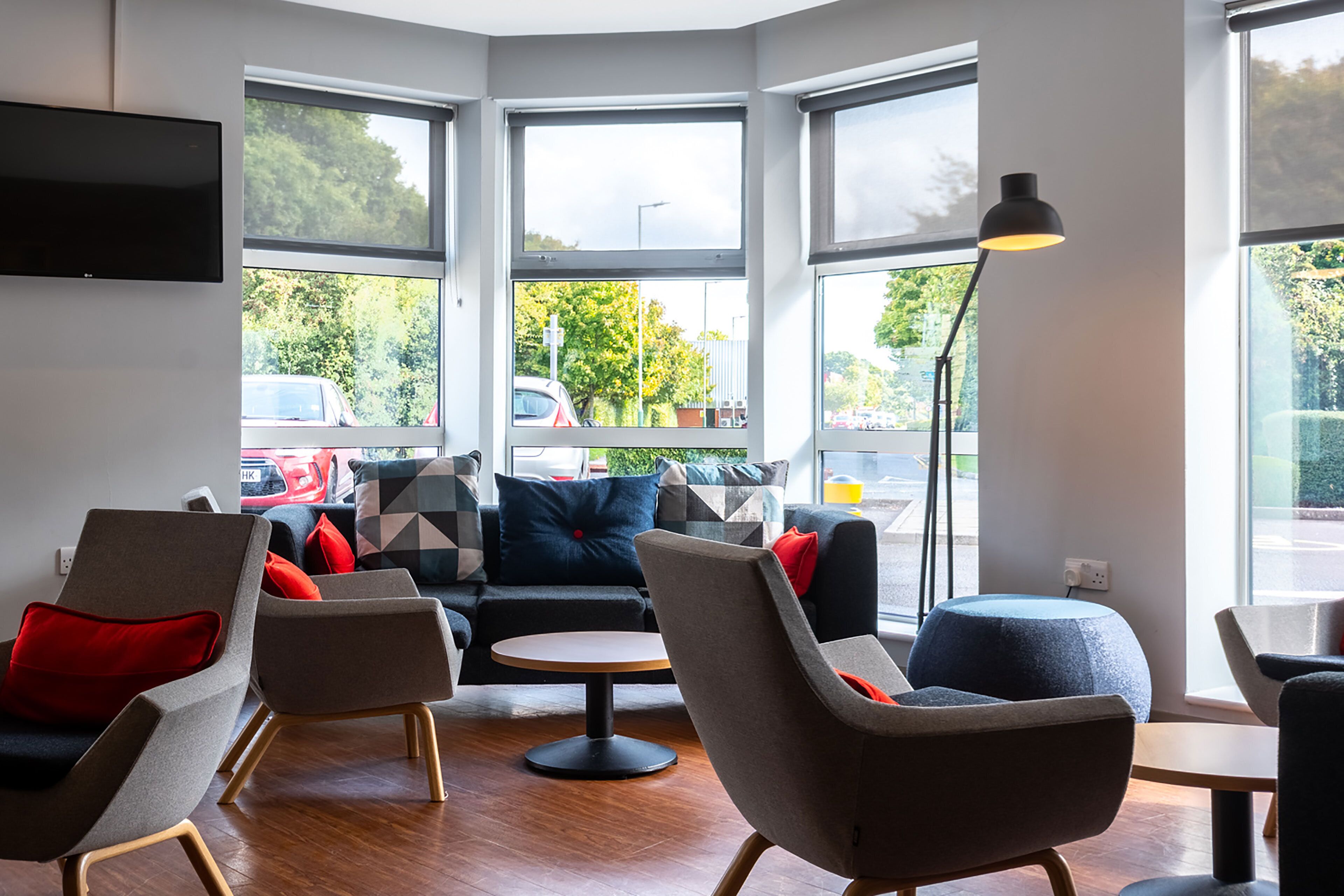 Zona de estar del vestíbulo