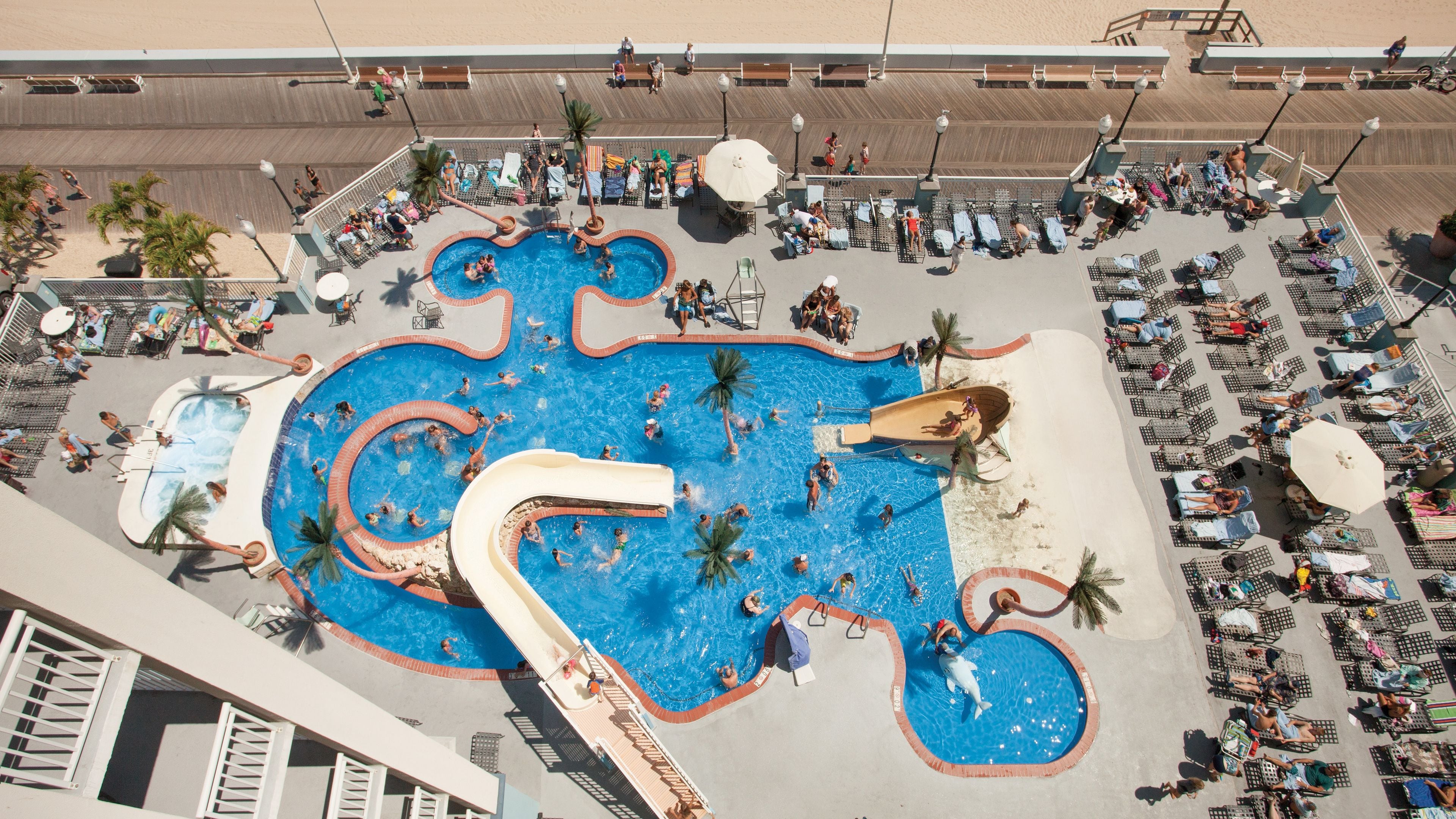 Indoor pool, seasonal outdoor pool