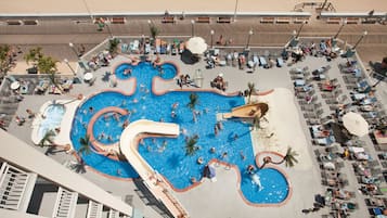Indoor pool, seasonal outdoor pool