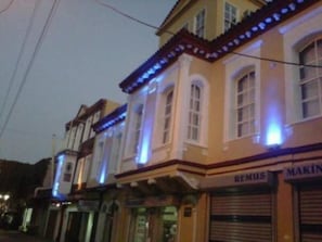 Front of property – evening/night