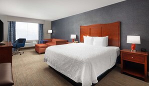 Premium bedding, blackout curtains, soundproofing, cots/infant beds