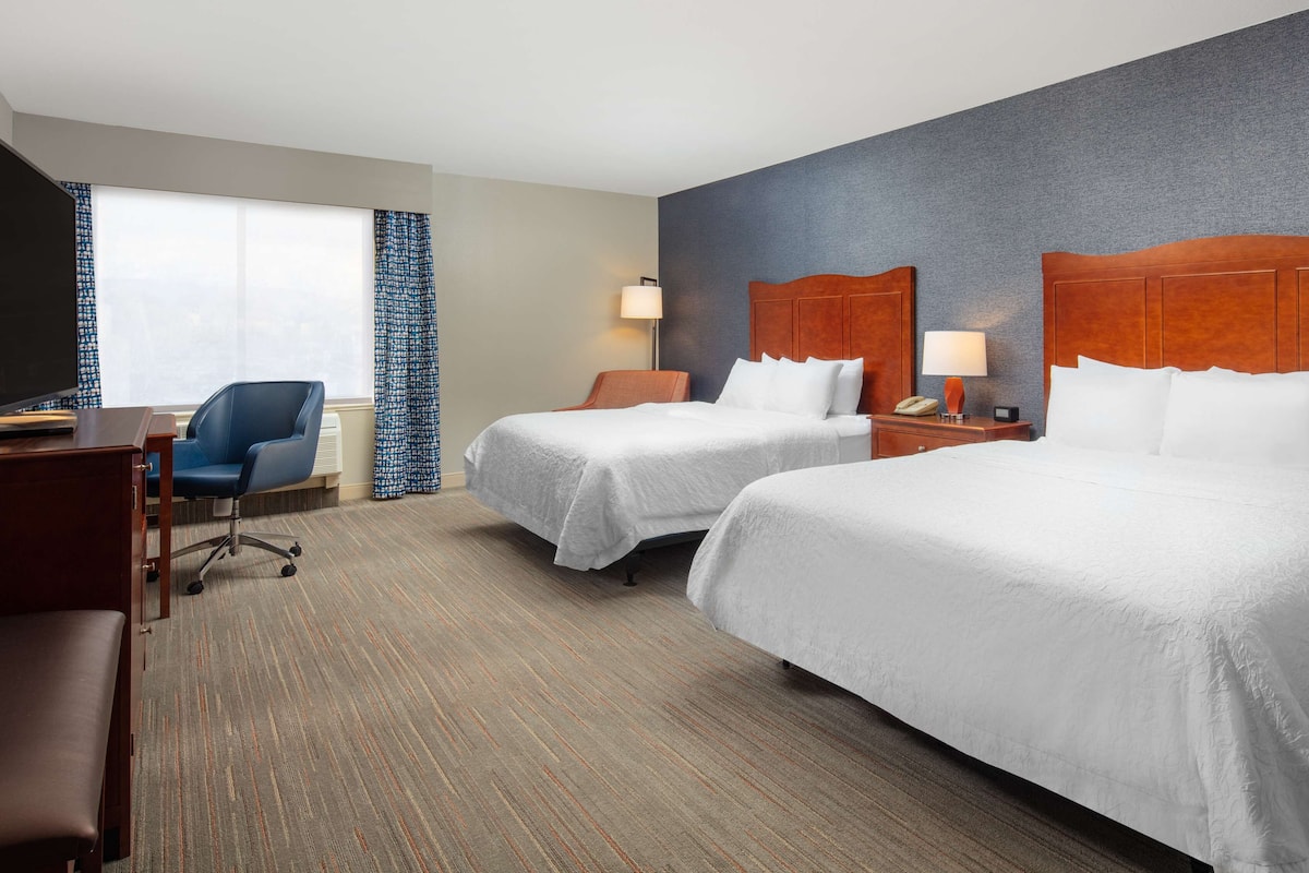 Premium bedding, blackout curtains, soundproofing, cots/infant beds