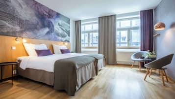 1 sovrum, sängtillbehör av högsta kvalitet och bäddmadrasser